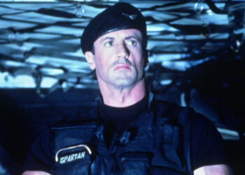 Snap/Shutterstoc Sylvester Stallone in 'Demolition Man'