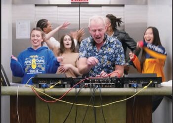 Elevator Music got Fatboy Slim to play a one-hour set at the company’s own private elevator. (YOUTUBE/@ELEVATORMUSIC)