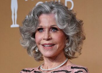 Jane Fonda appears at the 31st annual Screen Actors Guild Awards in Los Angeles on Feb. 23, 2025. (Photo by Jordan Strauss/Invision/AP, File)