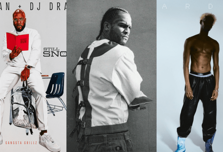 Split Image Of Cover Art From Jeezy, Dave East, Danny Brown