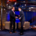 KOIN 6 News anchor Jeff Gianola talked with Stephen Colbert, September 4, 2015 (KOIN)