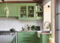 Green kitchen units