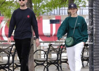 Jennifer Lawrence with husband Cooke Maroney.