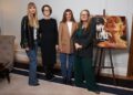 Jennifer Lawrence with the team behind die my love