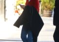 Jennifer Lawrence was spotted in NYC looking every bit a French girl in a red sweater, jeans, and loafers