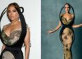 Jennifer Lopez Gets Dramatic in Harris Reed for 'Spider Woman' in NYC