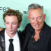 Jeremy Allen White (left) and Bruce Springsteen attend the Sept. 28 Spotlight Gala screening of "Springsteen: Deliver Me from Nowhere" during the New York Film Festival at Lincoln Center.