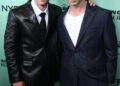 Jeremy Allen White, left, and Jeremy Strong at the New York Film Festival premiere of "Springsteen: Deliver Me From Nowhere" on Sept. 28.