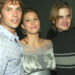 Barry Watson, Jessica Biel and David Gallagher pose at the after-party for "The Texas Chainsaw Massacre."