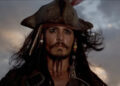 Johnny Depp sails the high seas as Captain Jack Sparrow in Pirates of the Caribbean: The Curse of the Black Pearl