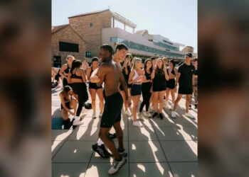 EDM producer John Summit met with fans for a workout ahead of a massive show at the University of Colorado Boulder’s Folsom Field in October 2025.