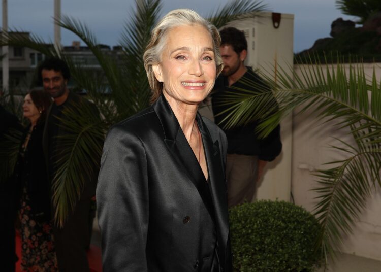 Kristin Scott Thomas on the red carpet for the Opening Ceremony of the 36th Dinard Festival of British &amp; Irish Film