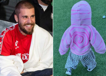 Justin Bieber Shares New Photos of Son Jack Blues, 13 Months, as He Toddles Around in a Colorful Outfit