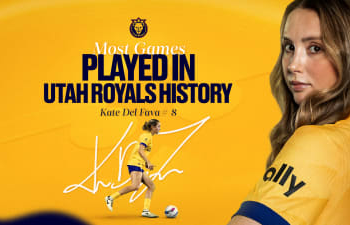 Kate Del Fava: Utah Royals All-Time Appearance Holder