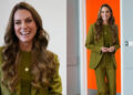 Kate Middleton Goes Green in Victoria Beckham Power Suit for Royal Engagement in Oxford