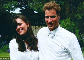 Kate and William, pictured on graduation day in 2005, met within weeks of starting their studies at St Andrews University