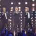 The band performing during their second sold-out night at the Royal Albert Hall (Yui Mok/PA Wire)