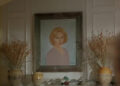 A creepy painting of Beverly Sutphin in Serial Mom