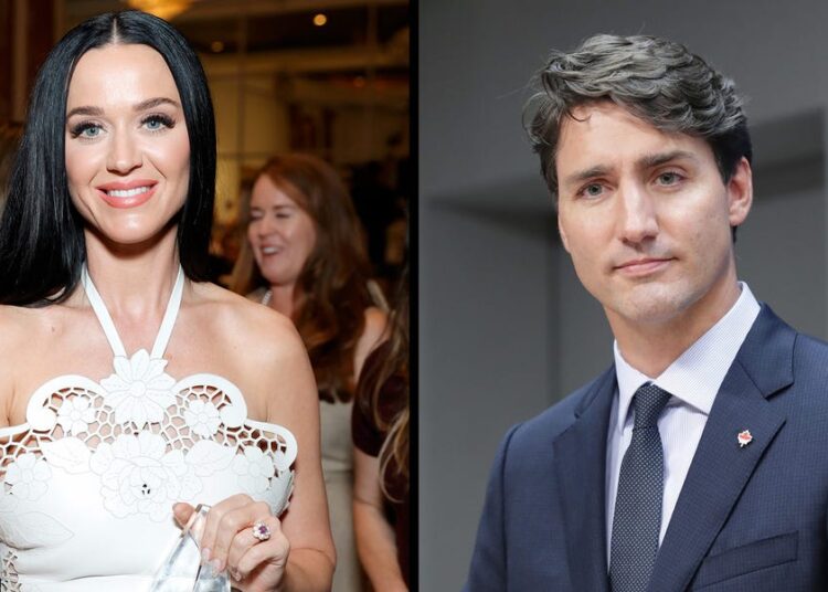 Katy Perry and Justin Trudeau Kiss on the Singer's Yacht