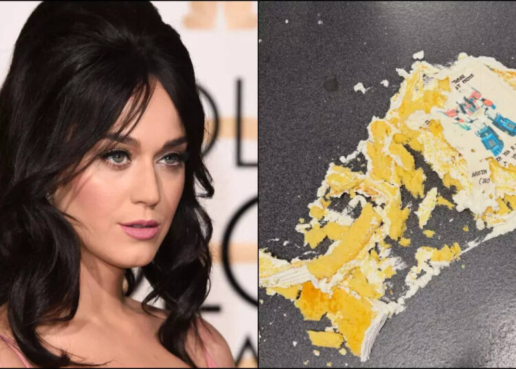 Katy Perry and the cake