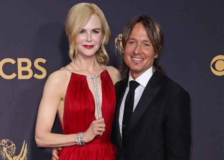 Nicole Kidman and Keith Urban, 2017 Emmy Awards