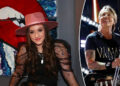 Maggie Baugh and Keith Urban in a split image