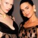 Kendall Jenner Wears a Naked Dress in Paris Fashion Week BTS Photos