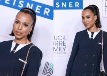 Kerry Washington Styles Thom Browne for Big Brothers Big Sisters Gala