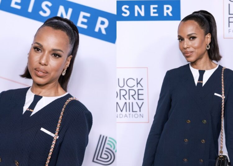 Kerry Washington Styles Thom Browne for Big Brothers Big Sisters Gala