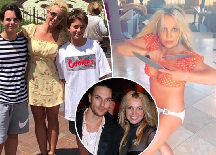 Kevin Federline claims sons woke up to mom Britney watching them sleep with 'knife in her hand'