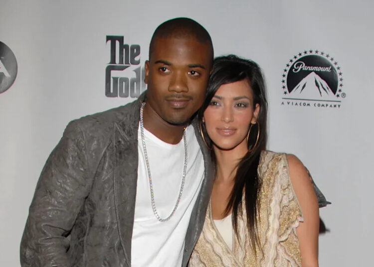 Ray J and Kim Kardashian