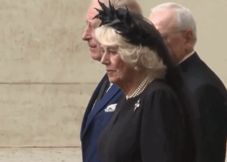 King Charles and Queen Camilla arrive at the Vatican