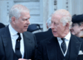 King Charles with younger brother Prince Andrew