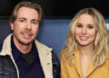 Kristen Bell and Dax Shepard at the Sirius XM studios