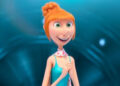 Lucy looking stoked in Despicable Me 2