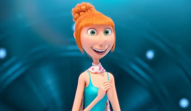 Lucy looking stoked in Despicable Me 2