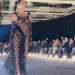 Kendall Jenner wore a sheer naked dress on Schiaparelli's runway