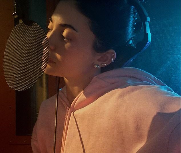 Kylie Jenner officially launched her musical debut as a featured artist on Terror Jr's (Lisa Vitale and David Singer-Vine) song Fourth Strike on Monday night
