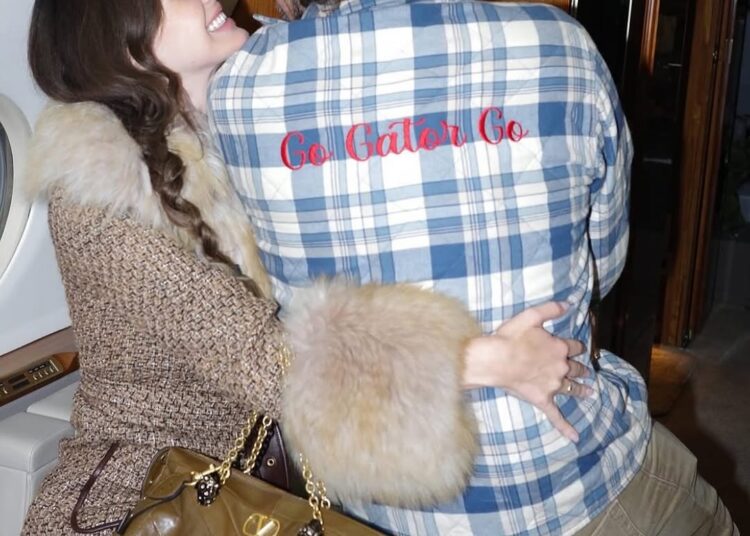 Lana Del Rey carried a Valentino Panthea Bag after the show's Paris Fashion Week show