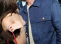 Lana Del Rey and Husband Jeremy Dufrene Get Cozy at Valentino's Paris Fashion Week ShowGetty
