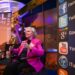 Actress June Lockhart addresses bloggers at Nasa’s social media event at the Jet Propulsion Laboratory in Pasadena, California (Damian Dovarganes/AP)