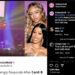 A social media post from
