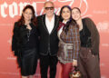 Alexander Tamargo/WireImage Gloria Estefan, Emilio Estefan, Gemeny Hernandez and Emily Estefan at Karol G's Con Cora Foundation gala in February 2025 in Miami