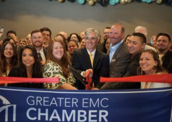 Lumos officials held a ribbon cutting ceremony Oct. 2 with the Greater East Montgomery County Chamber. (Courtesy Lumos)