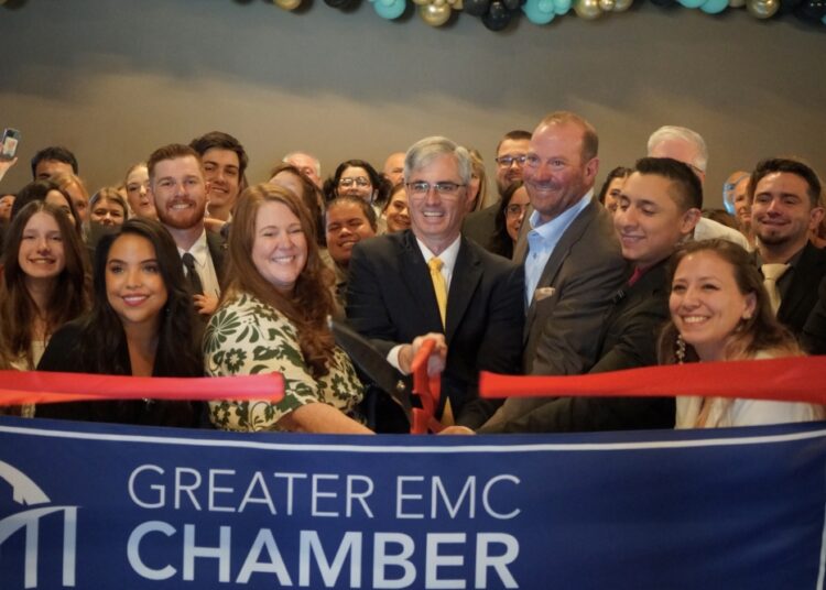 Lumos officials held a ribbon cutting ceremony Oct. 2 with the Greater East Montgomery County Chamber. (Courtesy Lumos)