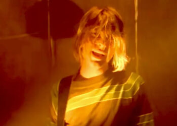 Kurt Cobain in the Smells Like Teen Spirit music video