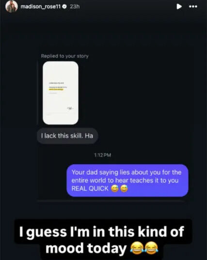 Maddie Brush Instagram post