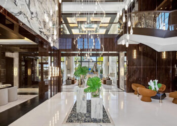 The home’s foyer.