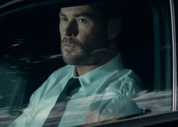 Chris Hemsworth in Crime 101.
