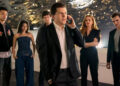 Katalin Vermes/Lionsgate Justice Smith, Ariana Greenblatt, Dominic Sessa, Jesse Eisenberg, Isla Fisher and Dave Franco in